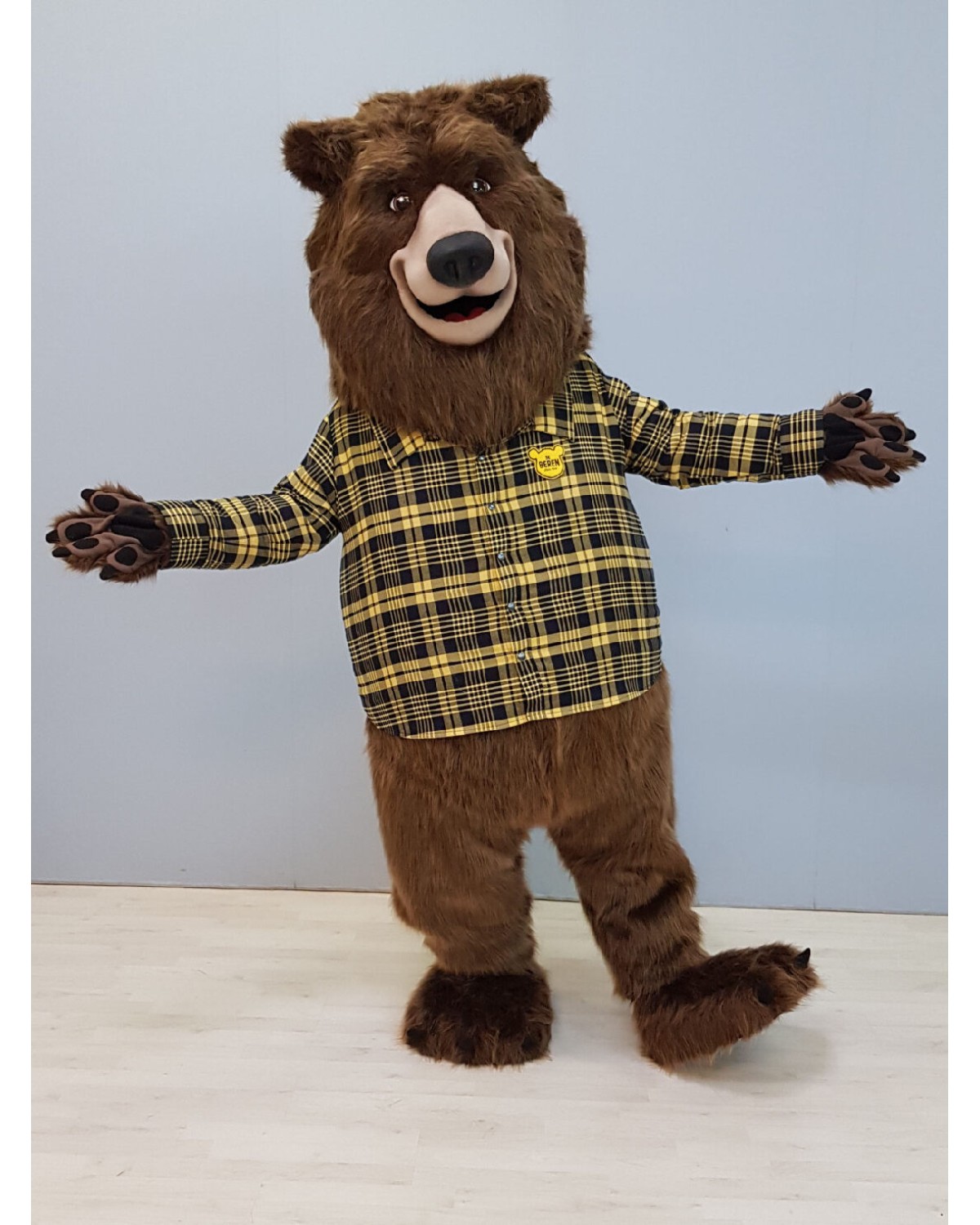 Custom Made Brown Bear Mascot Costume