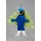 Peacock bird Mascot Costume