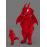 Welsh Red Dragon Mascot Costume