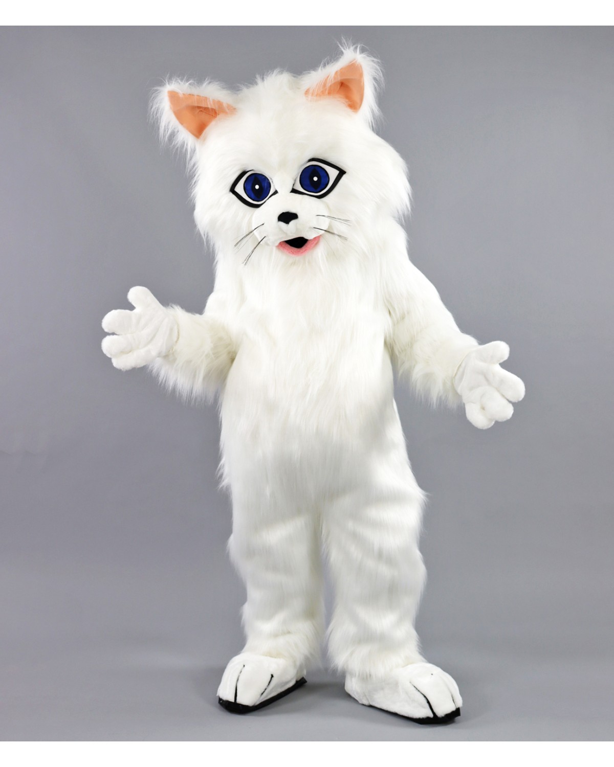 White Cat Mascot Costume