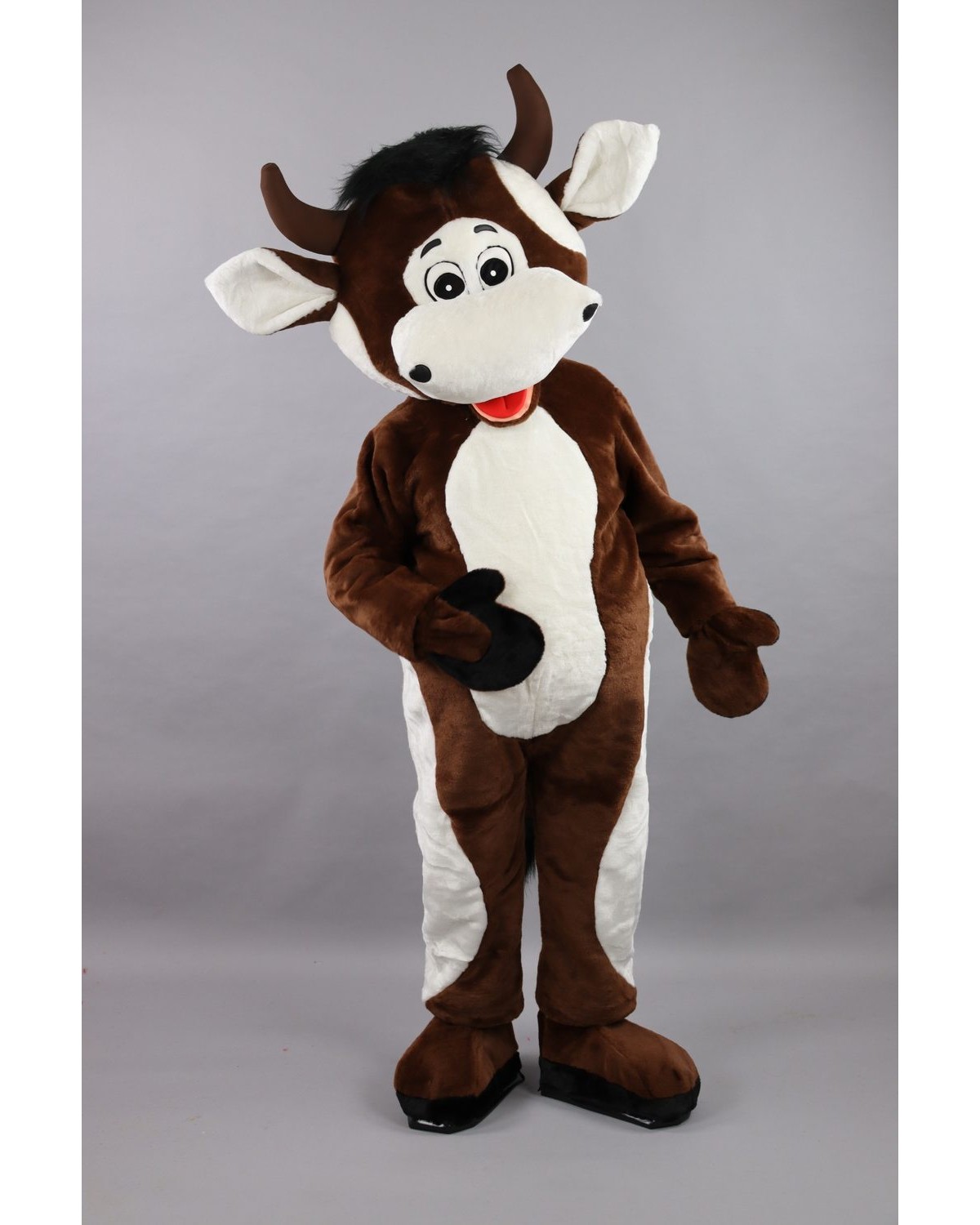 Brown Cow Mascot Costume