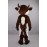 Brown Cow Mascot Costume