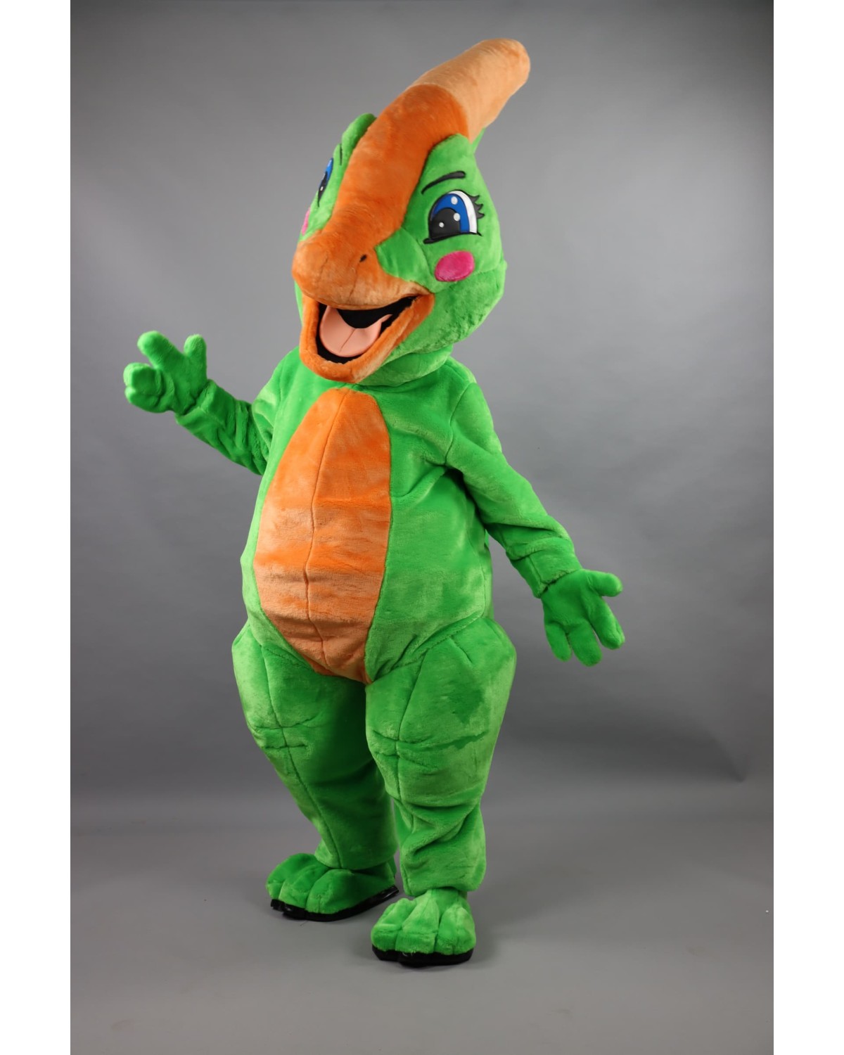 Green Dinosaur Mascot Costume