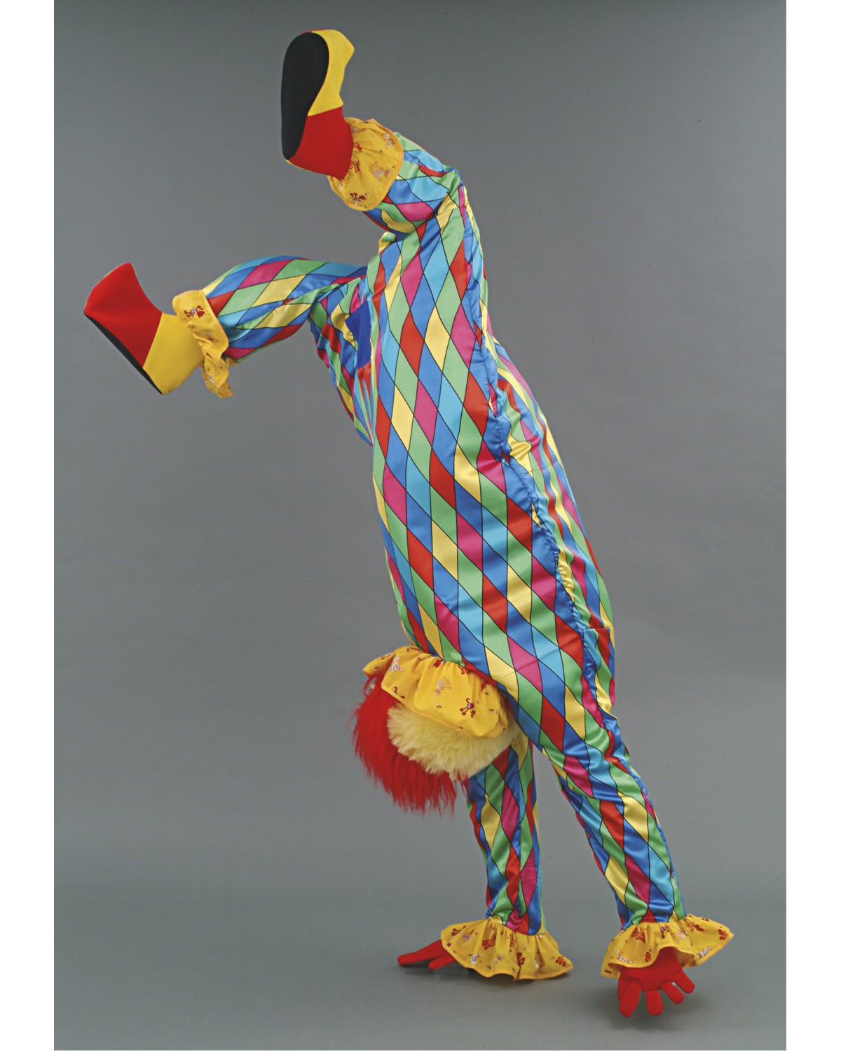 Upside down Clown illusion Mascot Costume