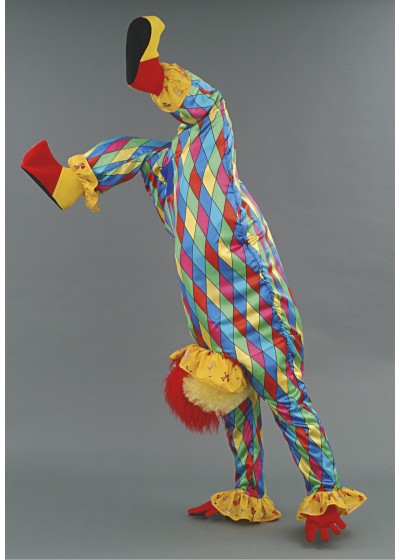 Upside down Clown illusion Mascot Costume