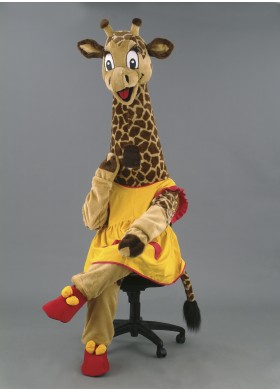 Georgina Giraffe Mascot Costume