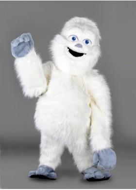 Abominable Snowman Mascot Costume