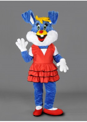Girl Rabbit Mascot Costume
