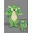 Jolly Green Dragon Mascot Costume
