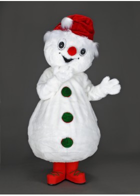 Charlie Snowman Mascot Costume