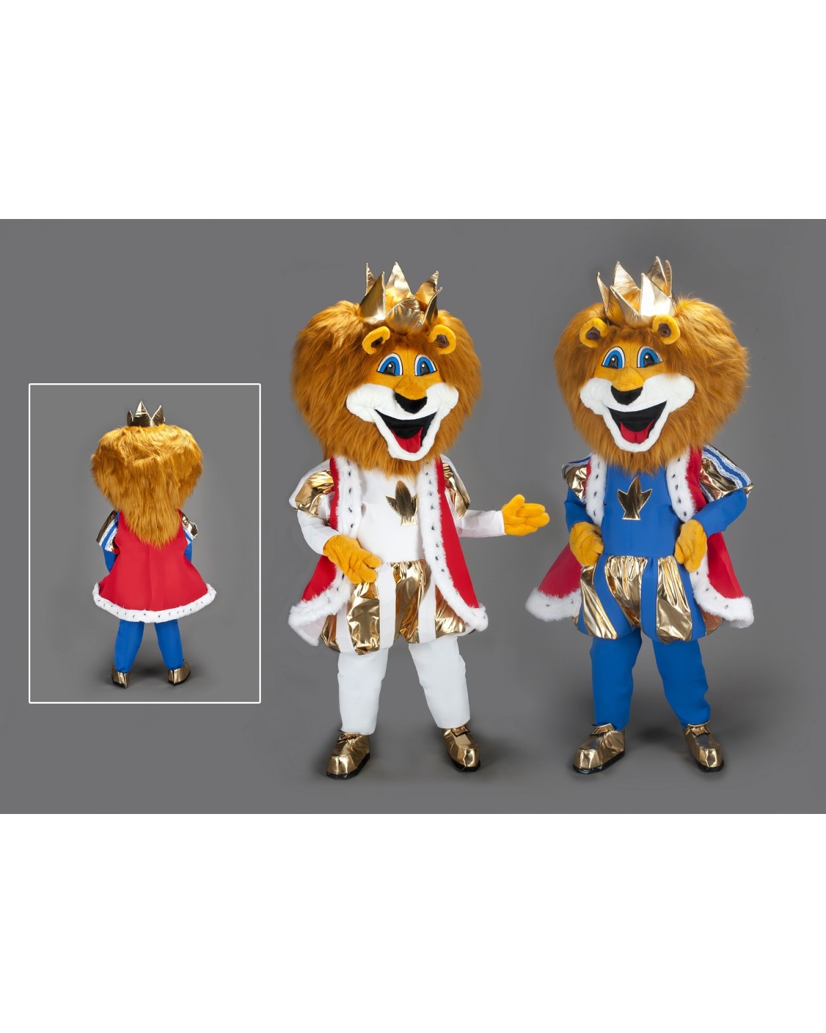 Happy Lion Mascot Costume