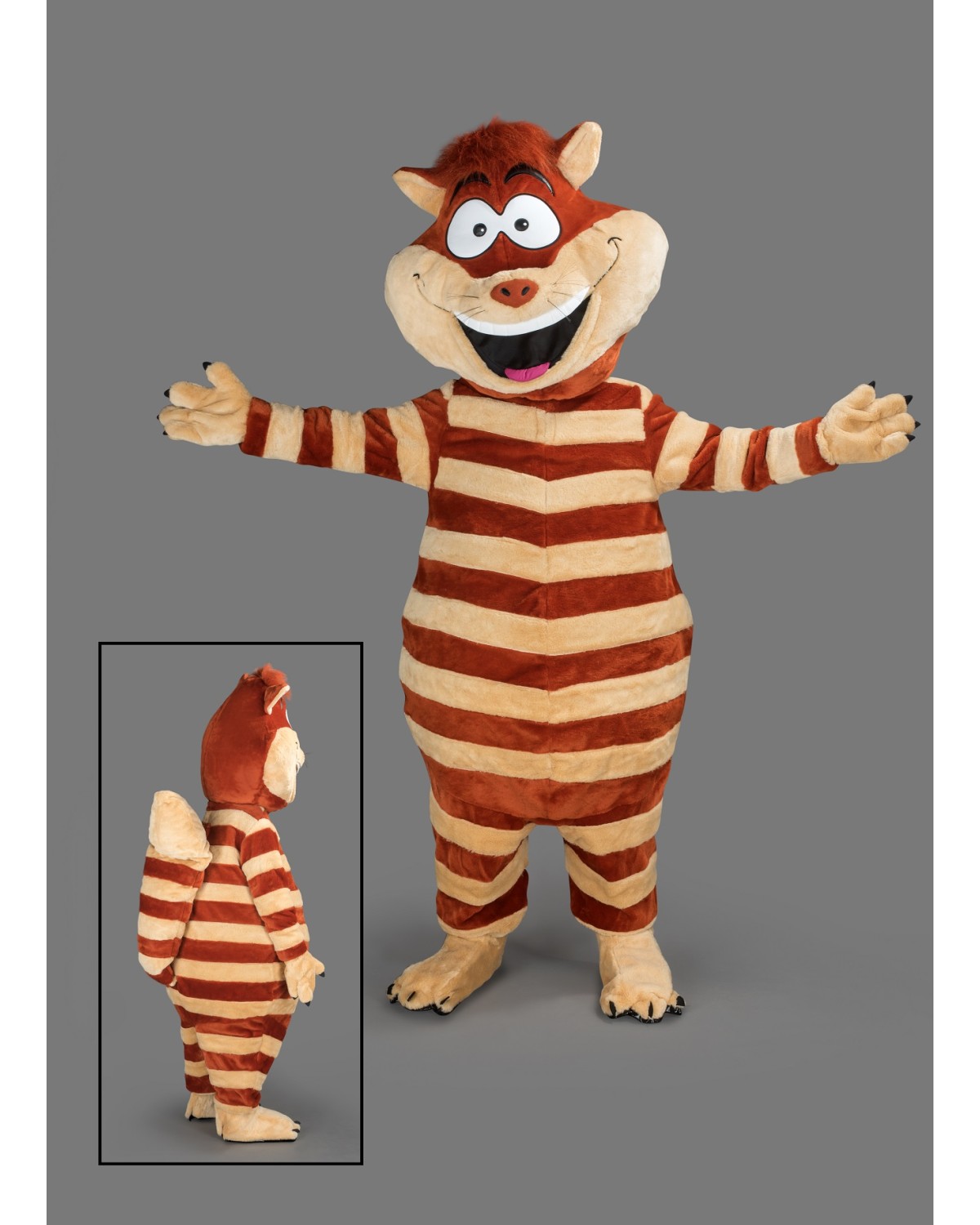 Stripey Cat Mascot Costume