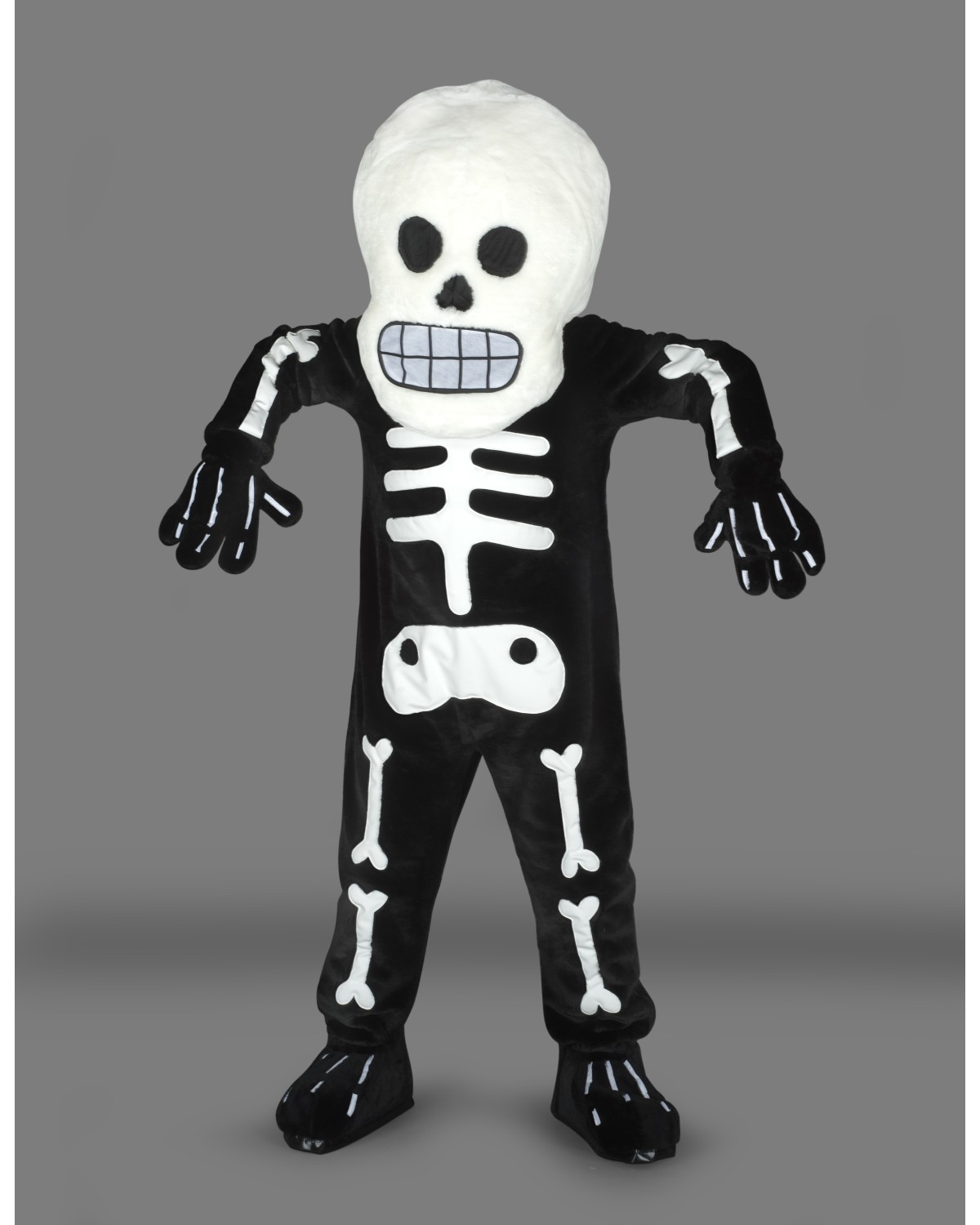 Halloween Skeleton Mascot Costume