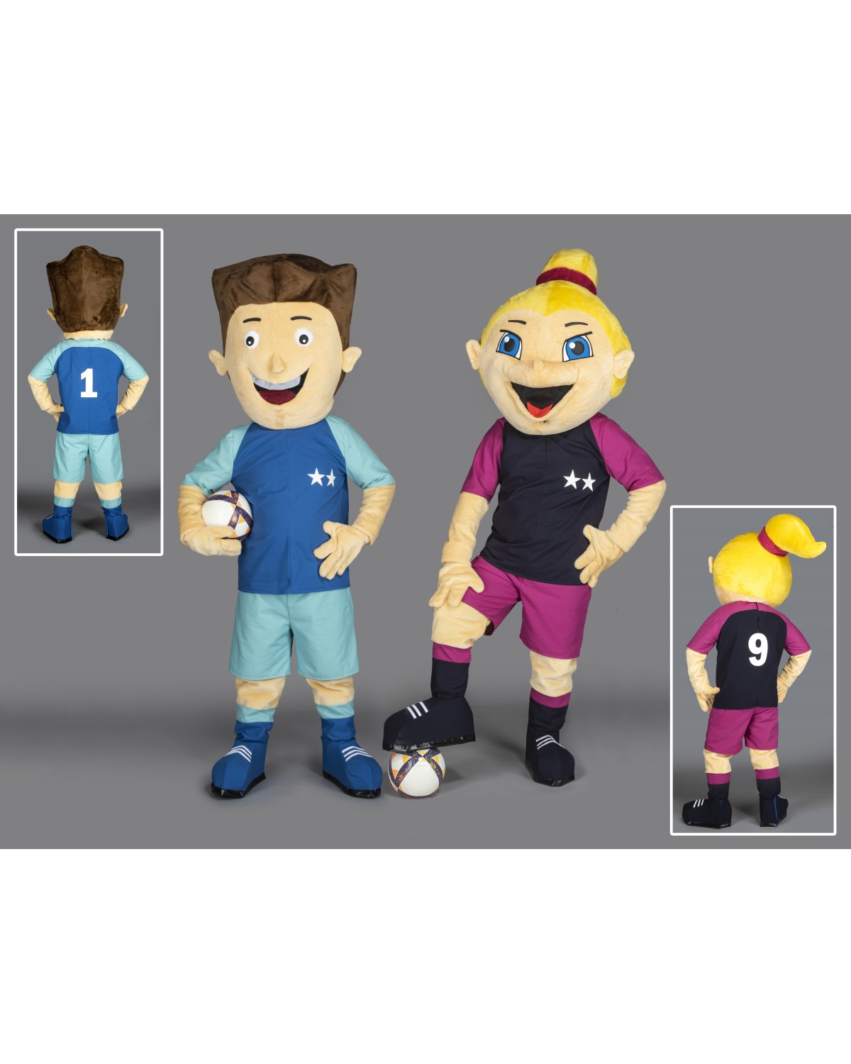 Football players Mascot Costume