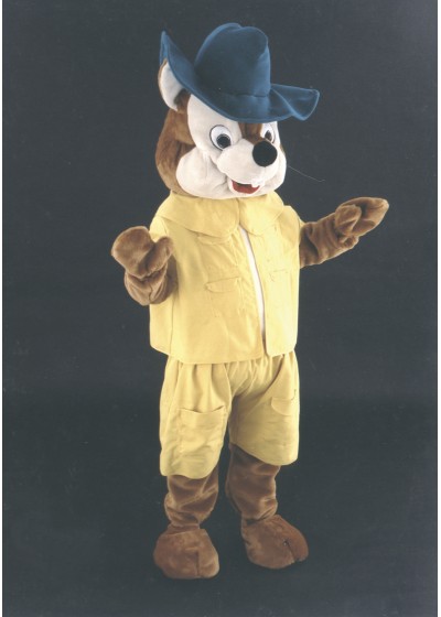 Explorer Chipmunk Mascot Costume