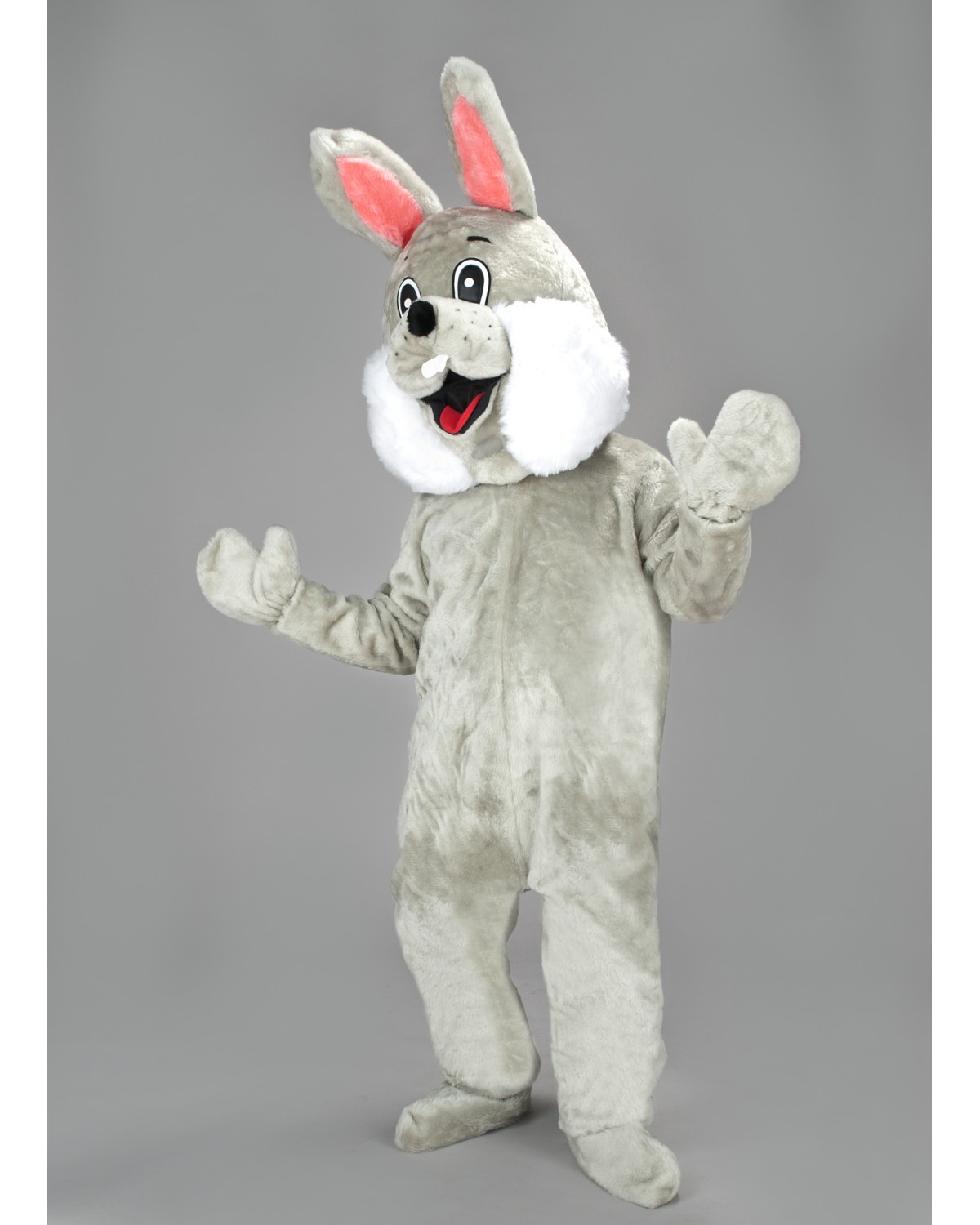 Grey Rabbit Mascot Costume