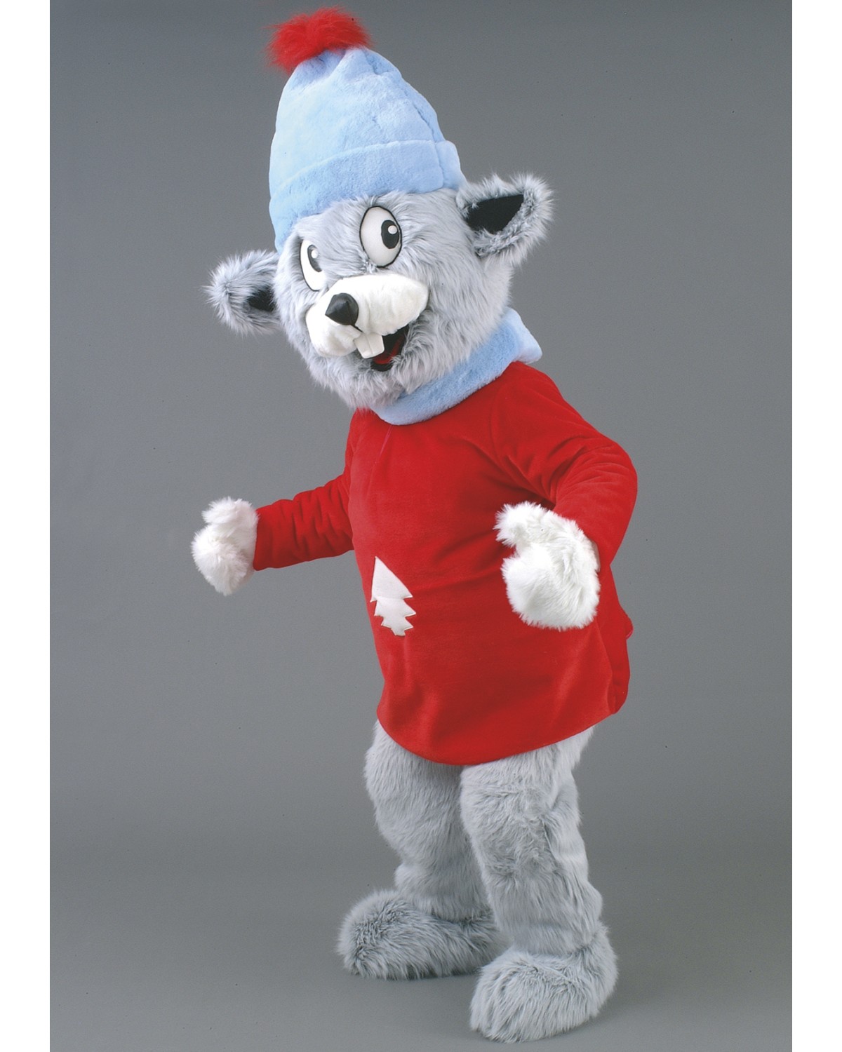 Winter Mouse Mascot Costume