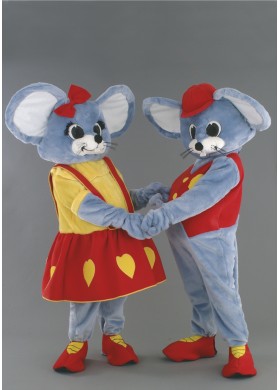 Mr and Mrs Mouse Mascot Costumes