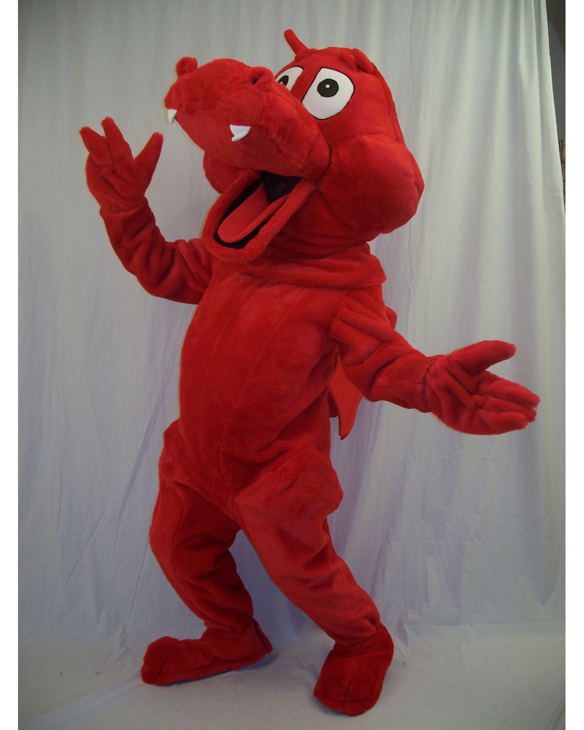 Red Dragon Mascot Costume