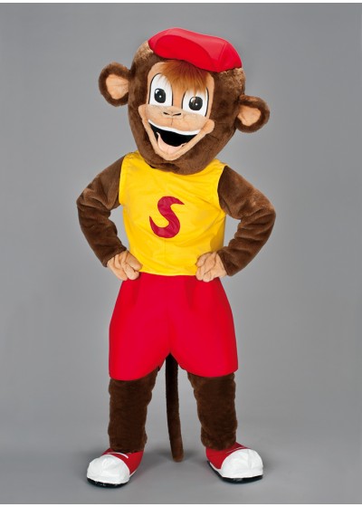Sporty Monkey Mascot Costume